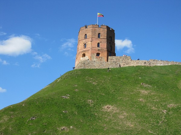 Castle tower, Gediminas Hill, Vilnius.