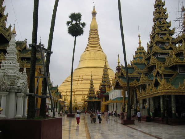 Schwedagon Paya-templet, Yangon.