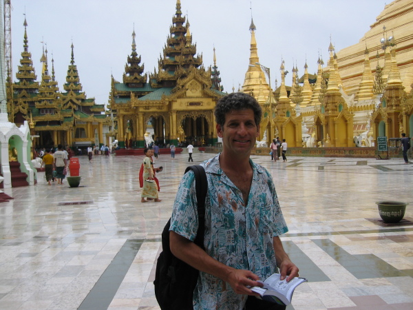 Min polare Brad från Los Angeles, Schwedagon Paya, Yangon.