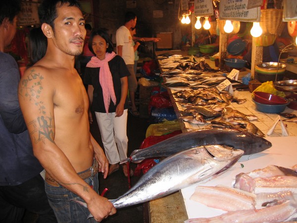 Public Market, General Santos. Tonfisk.