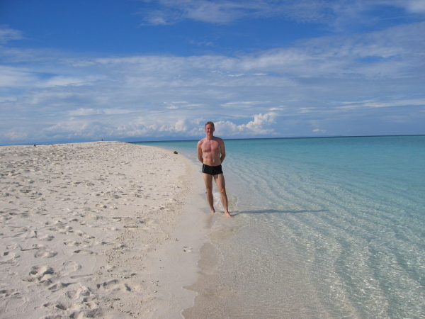 Stefan, White island, Camiguin.