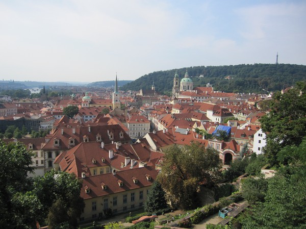 Utsikt från Prague Castle.