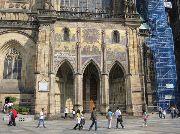 St Vitus Cathedral, Prague Castle.