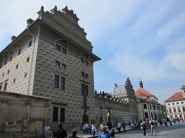 Schwarzenberg Palace, ett av Prags allra finaste renässans palats, Hradcany.