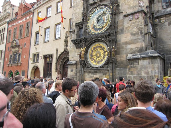 Gamla staden i Prag, en söndag eftermiddag, sommaren 2010.