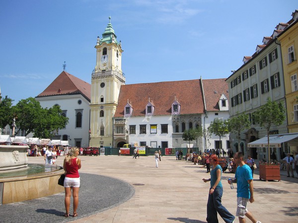 Gamla stadshuset, Hlavne nam, Bratislava.