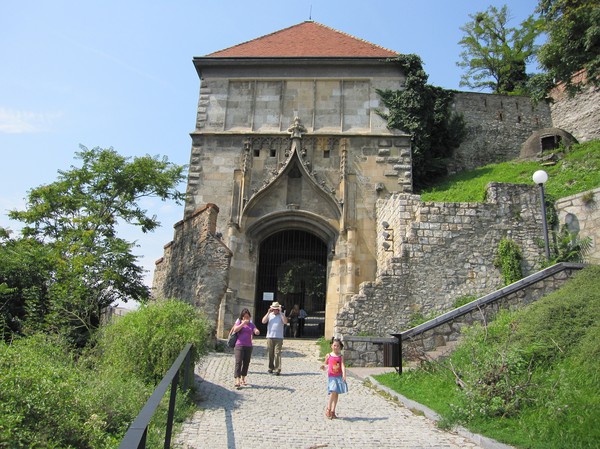 På väg upp till Bratislava castle, Bratislava.