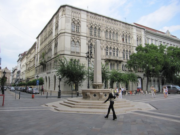 Szent István Obeliszk, Szent István tér, Pest, Budapest.