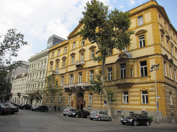 Gatuscen centrala Pest, Budapest.