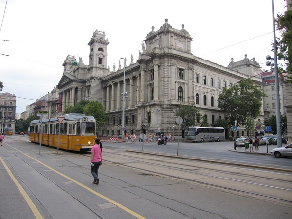 Gatuscen centrala Pest, Budapest.