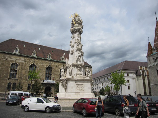 Holy trinity statue, Budapest castle district.