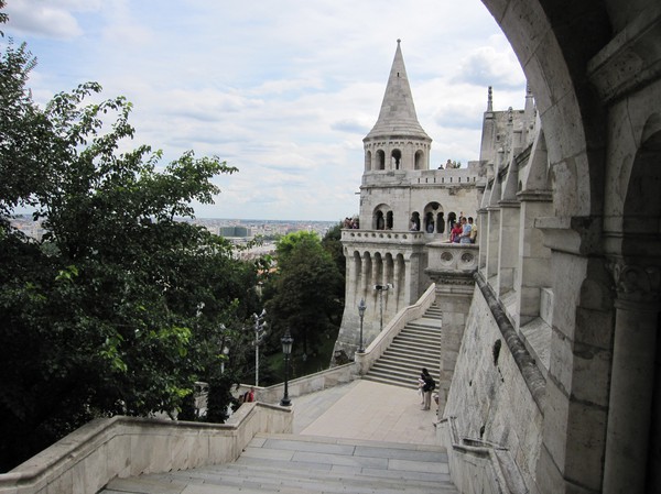 Fishermen's Bastion, Budapest castle district.