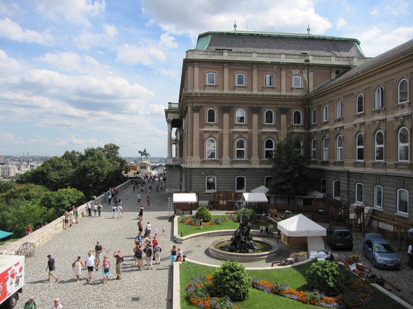 Royal palace, Budapest castle district.