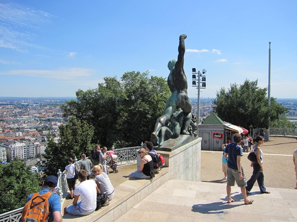 Vid Liberty monument, Gellert Hill, Budapest.