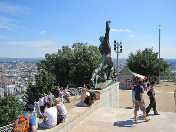 Vid Liberty monument, Gellert Hill, Budapest.