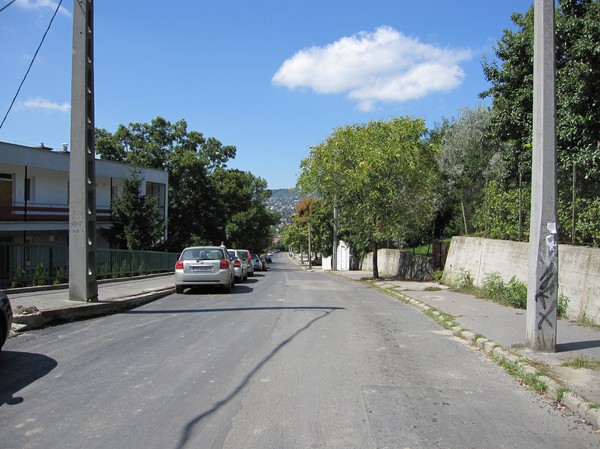 På vägen ner från Gellert Hill, Budapest.