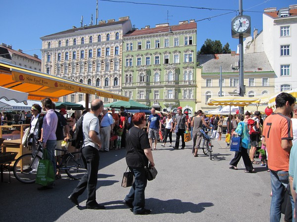 Karmelitermarkt, Wien.