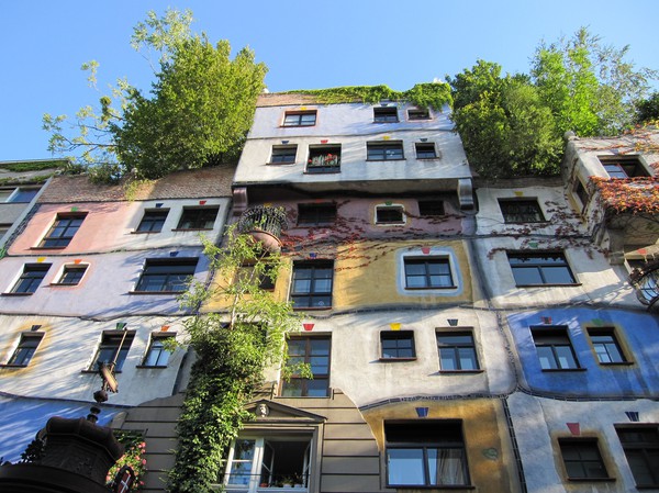 Hundertwasser Haus, Wien.