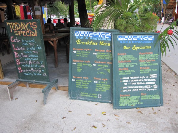 Anders har kanonmat. En av mina favoriträtter är hans autentiska Spaghetti Bolognese. Bara på Blue Ice Bar, Santa Fe, Bantayan island.