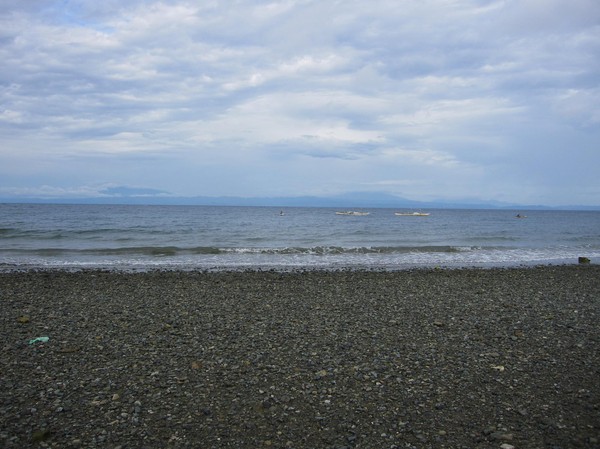 En ej så inbjudande strand vid Toledo på Cebu's västkust.