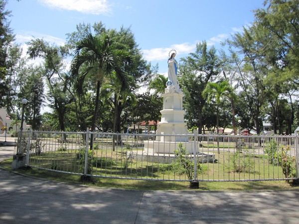 Jesus staty Madridejos, Bantayan island.