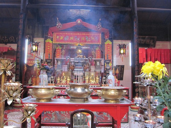 Kuala Lumpurs äldsta taoisttempel, Sze Ya Temple.