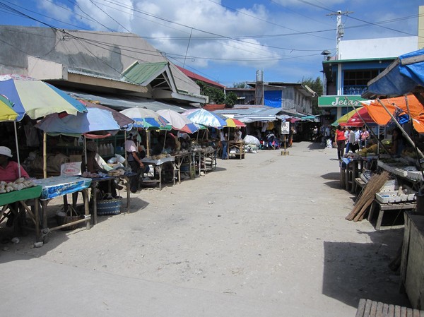 Marknaden i Bantayan town.