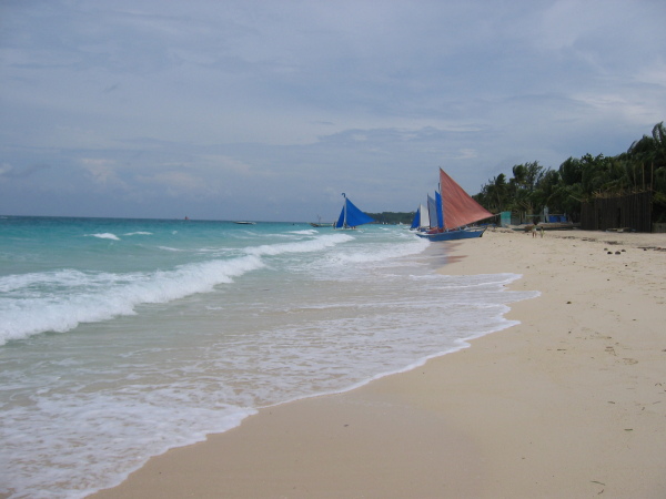 White Beach, Boracay, Filippinerna.