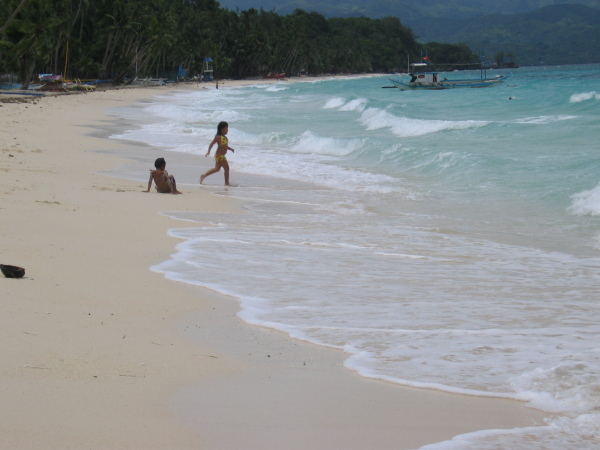 White Beach, Boracay, Filippinerna.