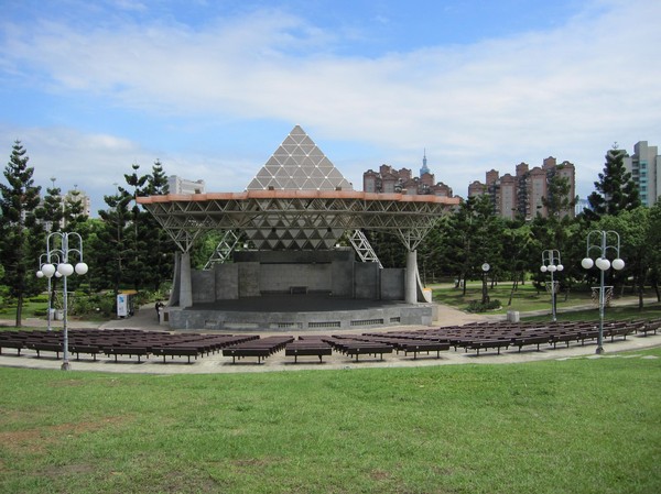 Daan park i centrala Taipei.