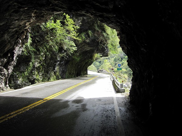 Vandringen genom Taroko Gorge.