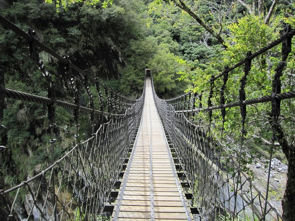 Vandringen genom Taroko Gorge.