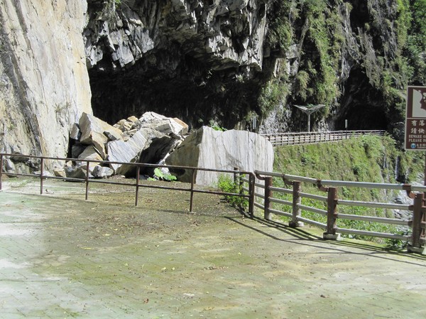 Vandringen genom Taroko Gorge.