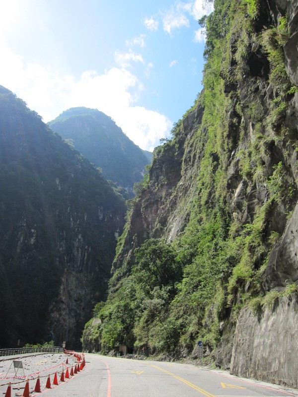 Vandringen genom Taroko Gorge.