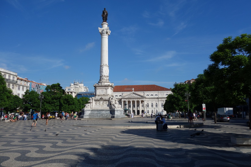 Praça do Rossio, Lissabon.