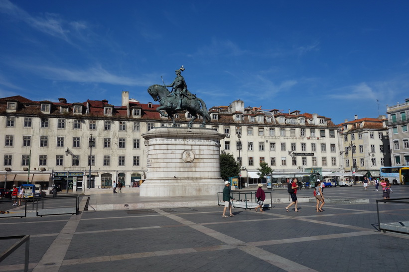 Praça da Figueira, Lissabon.