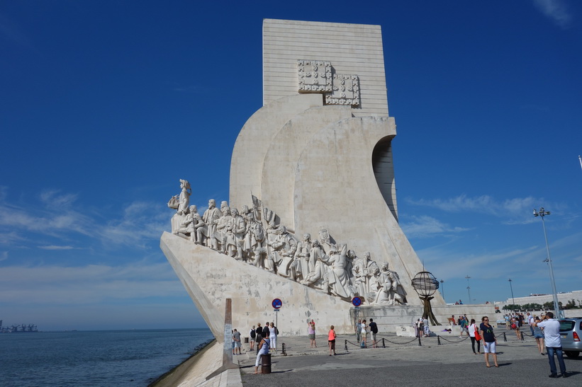 Padrao Dos Descobrimentos, monumentet som hyllar Portugals upptäckarera, Belém, Lissabon.