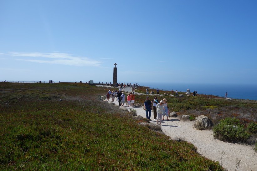 Cabo da Roca, den västligaste punkten på det europeiska fastlandet, Portugal.