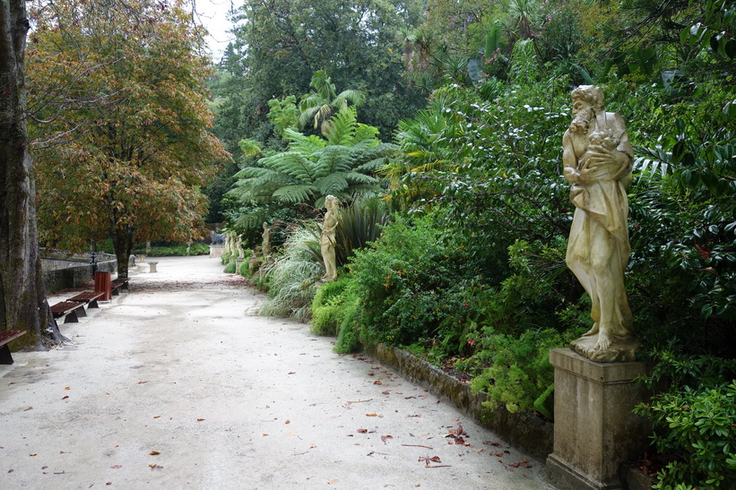 Quinta da Regaleira i historiska Sintra, Portugal.