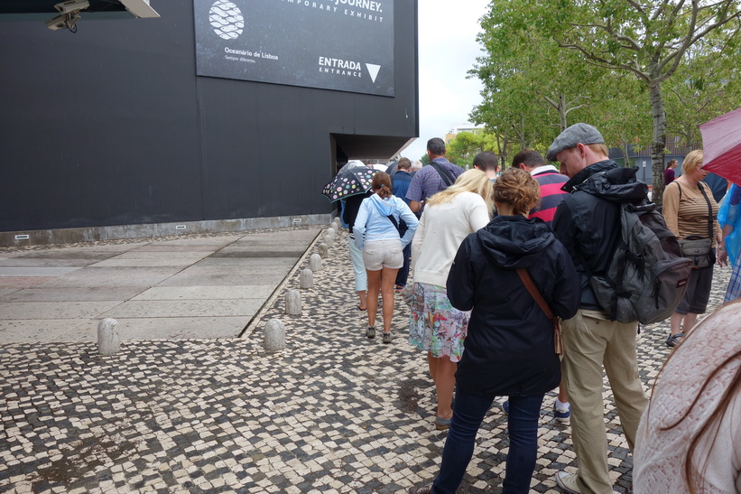 Kön in till Oceanário de Lisboa, Parque das Nações, Lissabon.