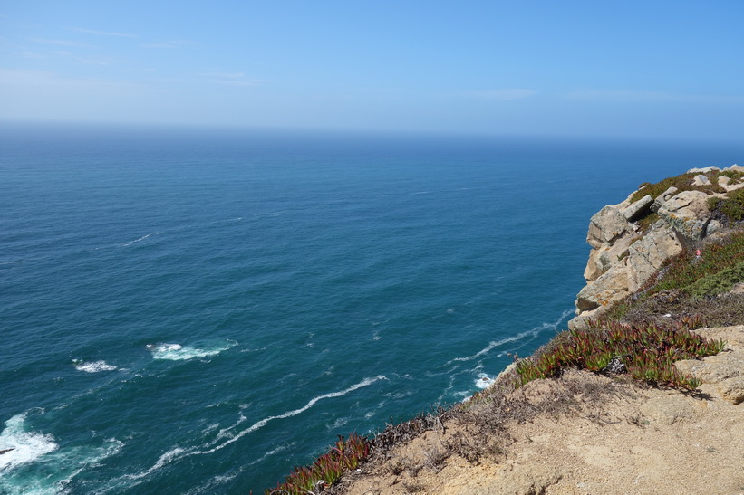 Cabo da Roca, den västligaste punkten på det europeiska fastlandet, Portugal.