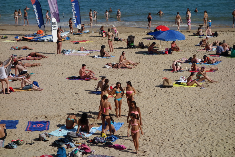 Stranden Praia da Conceição, Cascais, Portugal.