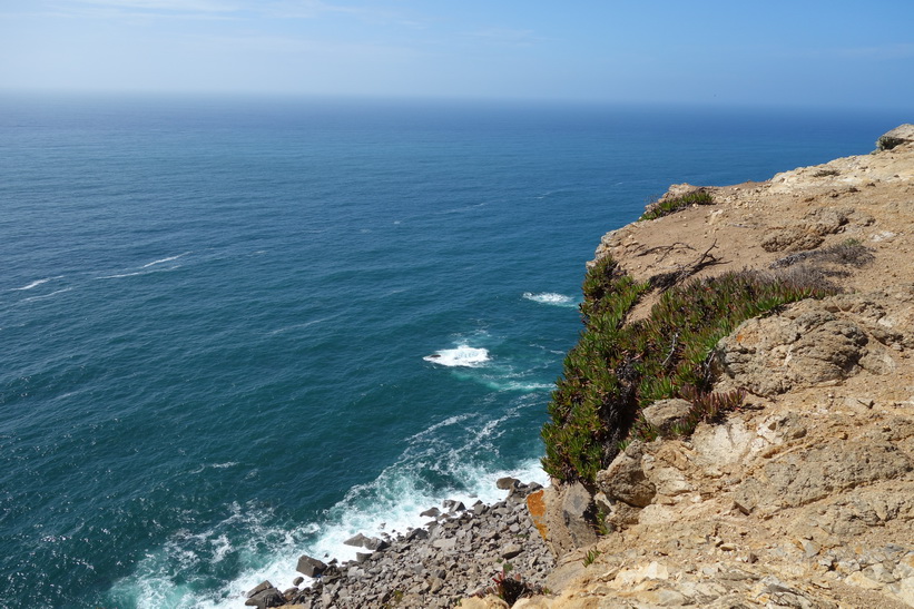 Cabo da Roca, den västligaste punkten på det europeiska fastlandet, Portugal.