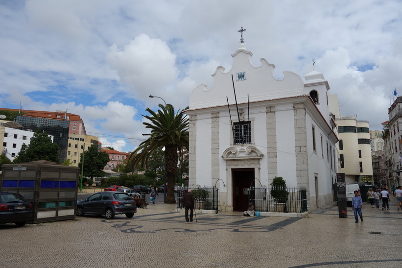 Kyrkan vid Praça Martim Moniz, Lissabon.