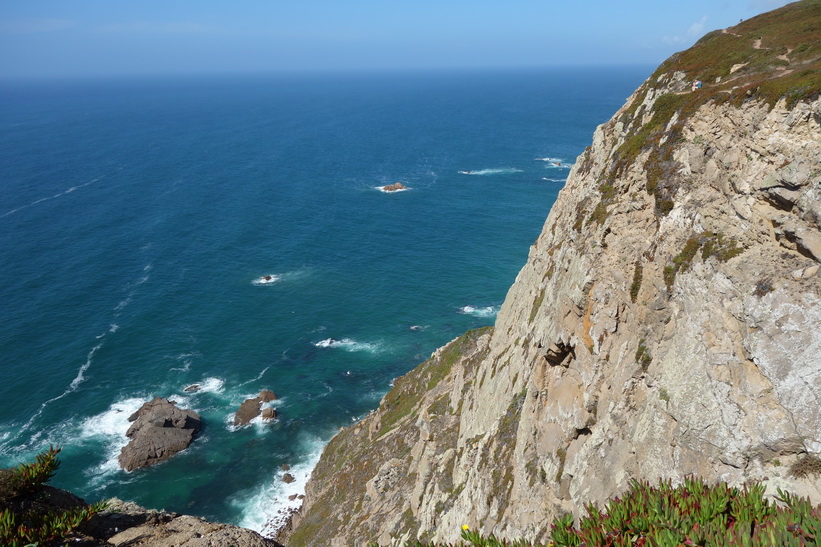 Cabo da Roca, den västligaste punkten på det europeiska fastlandet, Portugal.