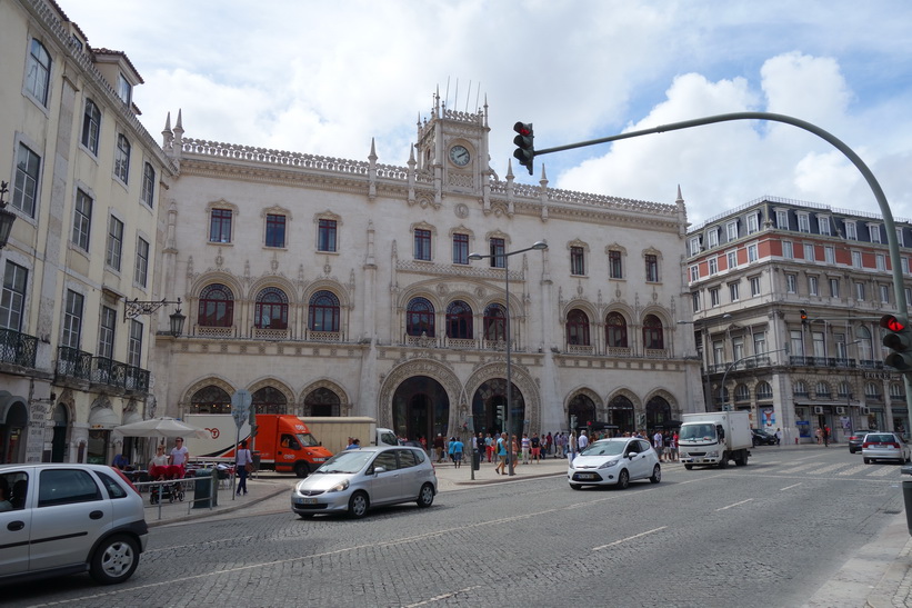 Rossio tågstation, Lissabon.
