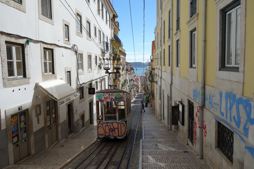 Elevador da Bica, Lissabon.