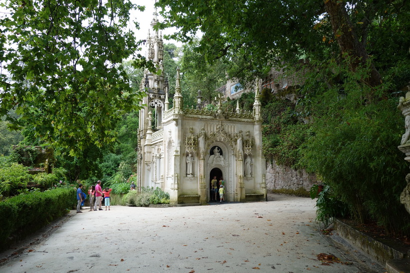 Quinta da Regaleira i historiska Sintra, Portugal.