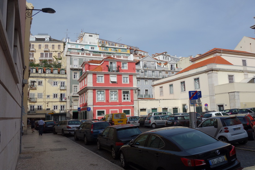 I närheten av Praça Dom Luís I, Lissabon.