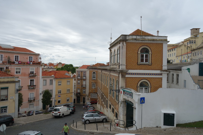 Vacker arkitektur vid Panteão Nacional, Lissabon.